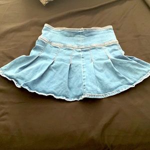 Blue Jean denim skirt